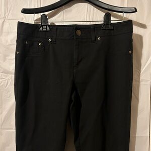 Women’s black straight leg pants